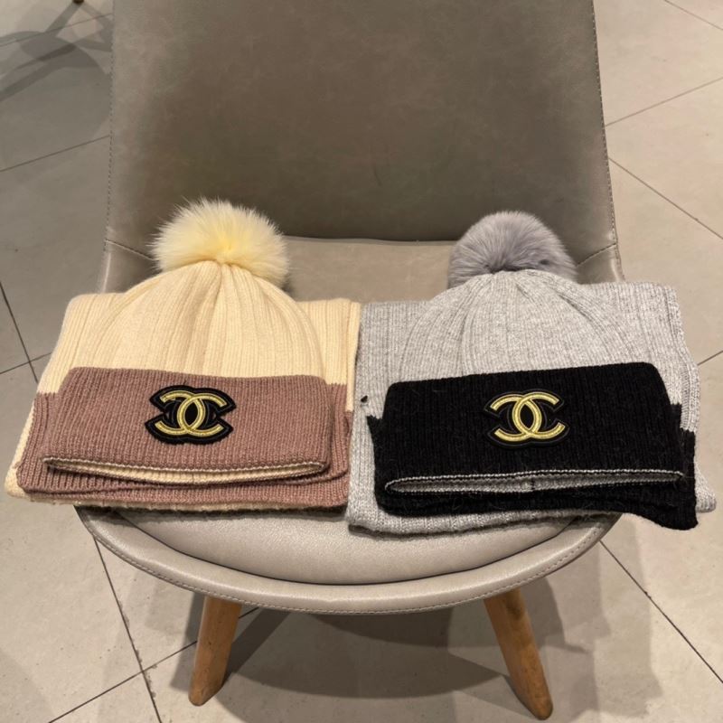 Chanel Caps Scarfs